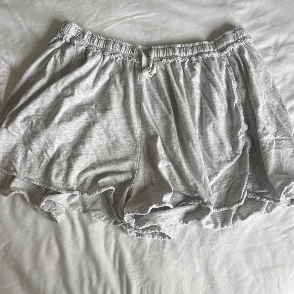 Light Gray Aerie Women's Lounge Shorts